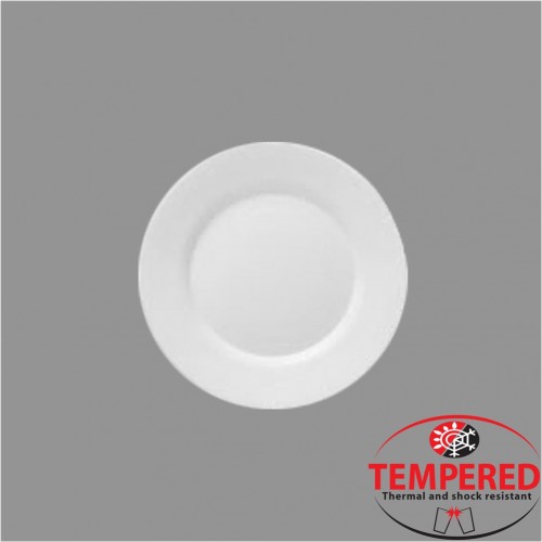 Πιάτο Οπαλίνης Ρηχό 20 cm Λευκό Tempered Σειρά Toledo Bormioli Rocco ΣΕΤ 6 ΤΕΜΑΧΙΩΝ c372230