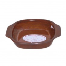 Σαγανάκι Τετράγωνο 68cl Πορσελάνης Πυρίμαχο 18x18x4 2 cm ΣΕΤ 12 ΤΕΜΑΧΙΩΝ c372319