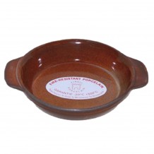 Σαγανάκι Στρογγυλό Στοιβαζόμενο 70cl Πορσελάνης Πυρίμαχο Φ19x4 2 cm καφέ ΣΕΤ 12 ΤΕΜΑΧΙΩΝ c372321