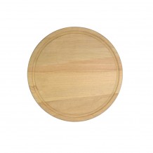 Ξύλινο Πιάτο με Λούκι Φ25 cm c372337