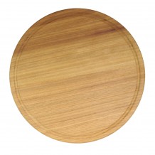 Ξύλινο Πιάτο με Λούκι Φ35 cm c372340