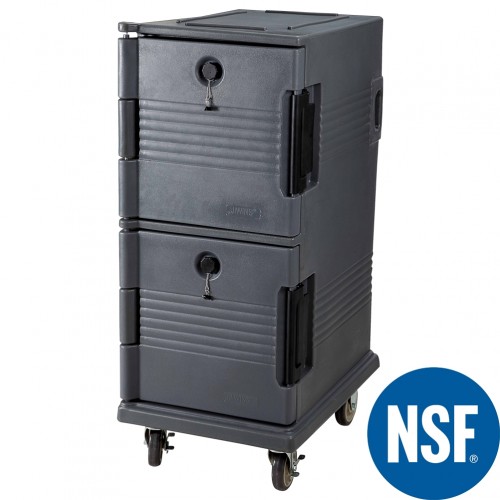 Διπλό Ισοθερμικό κιβώτιο τροφίμων NSF Τροχήλατο για 10 x GN1 1 6 5cm c372550