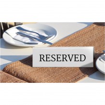 ΣΕΤ 5 τεμαχίων επιγραφή RESERVED πλαστική 10 x 5 x 4 cm SECURIT c372699 ΣΕΤ 5 τεμαχίων επιγραφή RESERVED πλαστική 10 x 5 x 4 cm SECURIT c372699