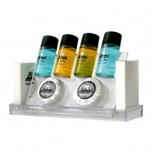 Βάση τοποθέτησης προϊόντων Amenities 22x6x11cm πλαστική ΣΕΤ 10 ΤΕΜΑΧΙΩΝ c372718