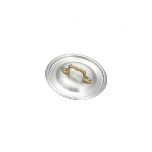 Καπάκι αλουμινίου 12cm με 1 χρυσό χερούλι Ιταλικό c373089