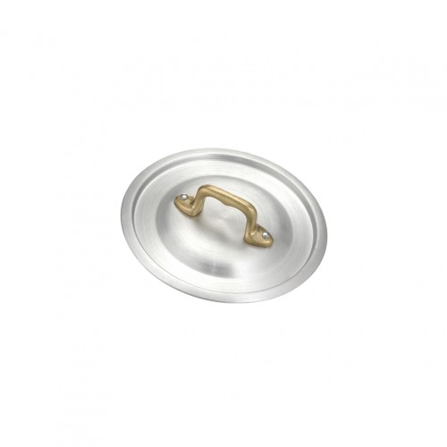 Καπάκι αλουμινίου 14cm με 1 χρυσό χερούλι Ιταλικό c373090