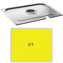 Καπάκι με εγκοπή δοχείου γαστρονομίας ανοξείδωτο 18 10 GN2 1 65x53cm FUECO c373196 Καπάκι με εγκοπή δοχείου γαστρονομίας ανοξείδωτο 18 10 GN2 1 65x53cm FUECO c373196