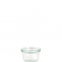 Πυρίμαχο Μπωλ 50mll ύψος 38mm με καπάκι φ60mm WECK Γερμανίας ΣΕΤ 24 ΤΕΜΑΧΙΩΝ c373314