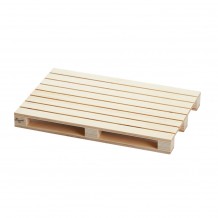 Ξύλινη παλέτα σερβιρίσματος 30x20x3cm Bisetti Italy c373369