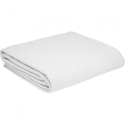 Κουβέρτα πικέ μονή 160x240cm λευκή 280gr m Πολύ απαλή c373416