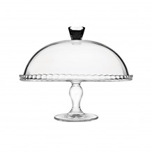 Τουρτιέρα γυάλινη φ32cm με καπάκι PASABAHCE c373420 Τουρτιέρα γυάλινη φ32cm με καπάκι PASABAHCE c373420