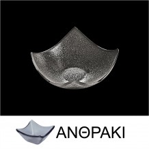 Μπωλ αστέρι από χυτό γυαλί 4mm 18x18cm ανθρακί ΣΕΤ 12 ΤΕΜΑΧΙΩΝ c373467