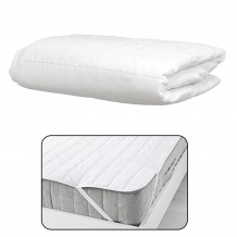 Προστατευτικό επίστρωμα 160x200cm καπιτονέ 120gr m2 με λάστιχα στις 4 γωνίες c373624