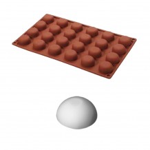 Φόρμα σιλικόνης 17 5x30cm 24 semisfere φ30x15Υmm 10ml HappyFlex c373881 Φόρμα σιλικόνης 17 5x30cm 24 semisfere φ30x15Υmm 10ml HappyFlex c373881