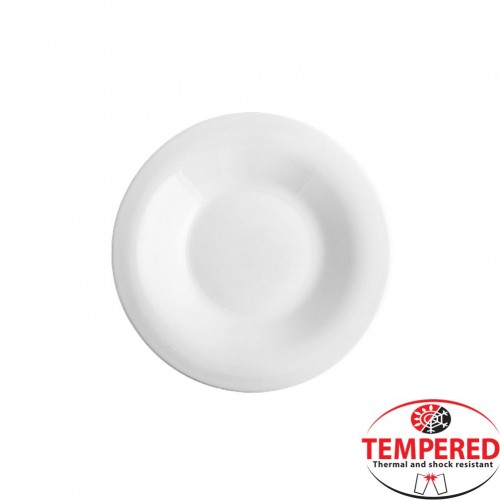 Πιάτο Οπαλίνης Βαθύ 24 cm Λευκό Tempered Σειρά Elba CoK Spain ΣΕΤ 6 ΤΕΜΑΧΙΩΝ c374228