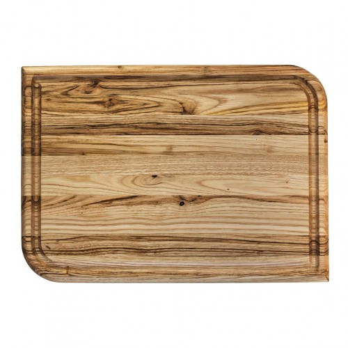 Ξύλινο πλατό με Λούκι από ξύλο Καστανιάς 38 x 27 cm c374647