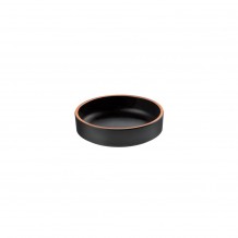 Μπωλ Μελαμίνης Φ15 3x4 3cm Σειρά Terracota Μαύρο Leone c375036