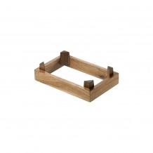 Σταντ Ξύλινο Στοιβαζόμενο Ανοιχτό Acacia 30x19 5x7 7cm Leone c375038