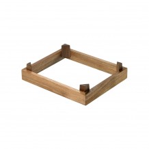 Σταντ Ξύλινο Στοιβαζόμενο Ανοιχτό Acacia 36x30x7 7cm Leone c375040