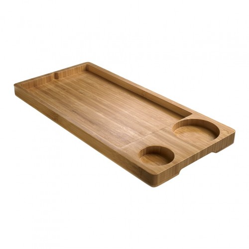 Βάση Σερβιρίσματος 3 Θέσεων Bamboo 43x20x2 4cm Leone c375046