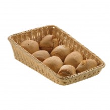 Καλάθι Ψωμιού Rattan Επικλινές 45x30x5 11cm Leone c375052