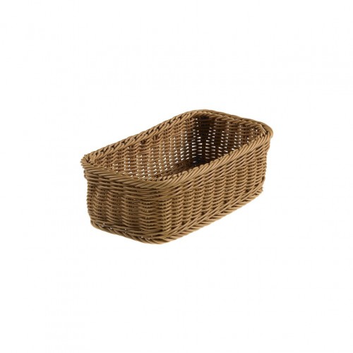 Καλάθι Τροφίμων Vanity G1 3 Rattan χρώμα Καφέ 32 5x17 5x10cm Leone c375055