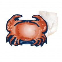 Πακέτο 500 τμχ Υγρά Μαντηλάκια με άρωμα Λεμόνι σχέδιο Καβούρι 11x7cm Leone c375077