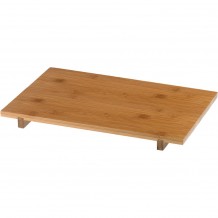 Πιατέλα Παρουσίασης Sushi από Bamboo χρώμα Φυσικό 50x23x2 5cm Leone c375117