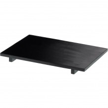 Πιατέλα Παρουσίασης Sushi από Bamboo χρώμα Μαύρο 50x23x2 5cm Leone c375118