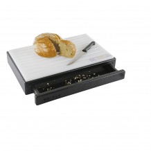 Σχάρα κοπής ψωμιού με συρτάρι PEHQ Πολυαιθυλενίου 52x32x9cm c375244