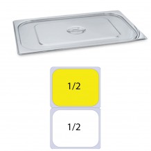 Καπάκι δοχείου γαστρονομίας ανοξείδωτο 18 10 GN1 2 32 5x26 5cm KAPP c375298