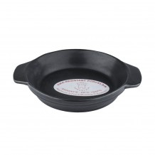 Σαγανάκι Στρογγυλό Στοιβαζόμενο 52cl Πορσελάνης Πυρίμαχο Φ17x3 7 cm Μαύρο ΣΕΤ 12 ΤΕΜΑΧΙΩΝ c375759