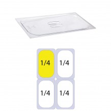 Καπάκι PC Διάφανο για Δοχεία Τροφίμων GN1 4 162 x 265mm KAPP c375949 Καπάκι PC Διάφανο για Δοχεία Τροφίμων GN1 4 162 x 265mm KAPP c375949