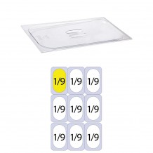 Καπάκι PC Διάφανο για Δοχεία Τροφίμων GN1 9 108 x 176mm KAPP c375951 Καπάκι PC Διάφανο για Δοχεία Τροφίμων GN1 9 108 x 176mm KAPP c375951