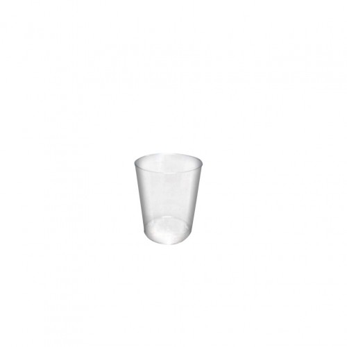 Πλαστικό ποτήρι PS μίας χρήσης 2cl διαφανές Φ3 5x4 2cm ΣΕΤ 50 ΤΕΜΑΧΙΩΝ c376054