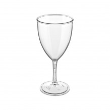 Ποτήρι κρασιού πλαστικό PC Policarbonate διάφανο 280ml c376252