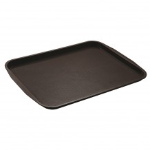 Πλαστικός δίσκος σερβιρίσματος fast food 36x46cm καφέ c376276 Πλαστικός δίσκος σερβιρίσματος fast food 36x46cm καφέ c376276