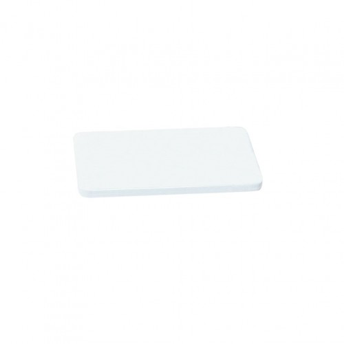 Άσπρη Πλάκα Κοπής Πολυαιθυλενίου 36x18x1 2cm c376428