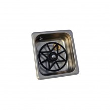 Χωνευτή Συσκευή Pitcher Rinser 15x14x6 3cm INOX 18 10 ελληνικής κατασκευής c376448