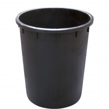 Κάδος πλαστικός 150Lt φ62xΥ71cm μαύρος SSS Ιταλίας c376486