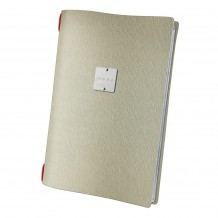 Menu PVC ECO JUTE λευκό πάγου με 2 διαφάνειες για 8 σελίδες A4 21x29 7cm DAG Italy c376502 Menu PVC ECO JUTE λευκό πάγου με 2 διαφάνειες για 8 σελίδες A4 21x29 7cm DAG Italy c376502