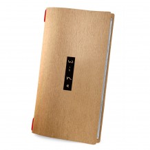 Menu Wine από ίνες κυτταρίνης Σειρά Custom με 1 διαφάνεια για 4 σελίδες 4RE 15 3x29 7cm DAG Italy c376517