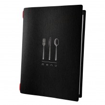 Menu από ίνες κυτταρίνης Σειρά Custom με 1 διαφάνεια για 4 σελίδες A4 21x29 7cm DAG Italy c376518