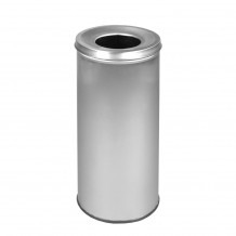 Κάδος απορριμμάτων 55lt ανοικτού τύπου Ανοξείδωτος 430 Φ30x70 cm c376801