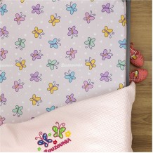 Σετ Σεντόνια Παιδικά 115x180cm 100 βαμβάκι 200 κλωστές Πεταλούδα c376867