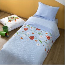 Παιδικό Κουβερλί Βαμβακερό 160x240cm Πασχαλίτσα c376874