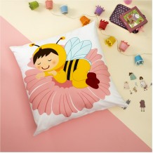 Βρεφική Μαξιλαροθήκη 100% Βαμβάκι 80x80cm Παιδί Μέλισσα c376876