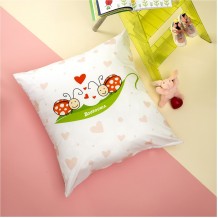 Βρεφική Μαξιλαροθήκη 100 Βαμβάκι 80x80cm Πασχαλίτσα c376877