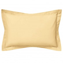 Σετ 2 μαξιλαροθήκες 50x75 Oxford 5cm 100 βαμβακερό 205 κλωστές ανοιχτό μπεζ c376981