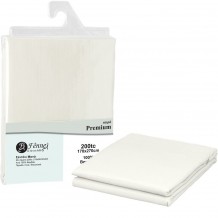 Σεντόνι μονό 170x270 3 1 100 βαμβ περκάλι πενιέ siliconized 200 κλωστές πάγου c377127